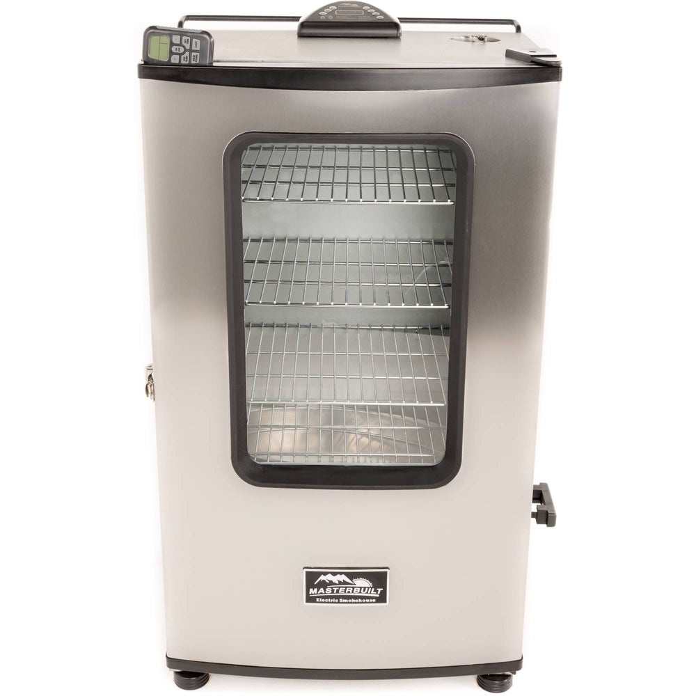 Masterbuilt 40" Electric Smoker with Window, Stainless Steel